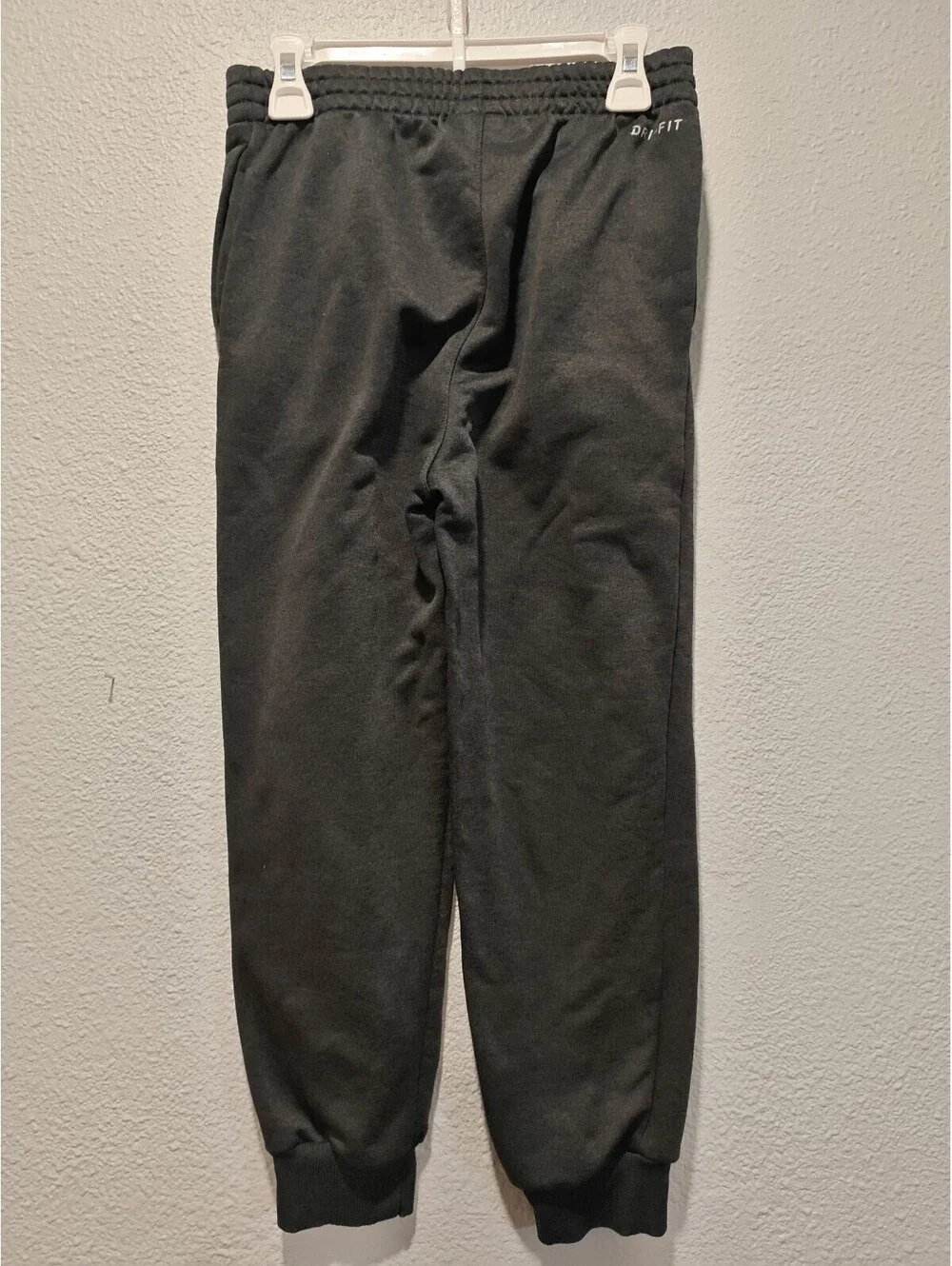 Jordan Boys' Black Sweatpants with Red Logo